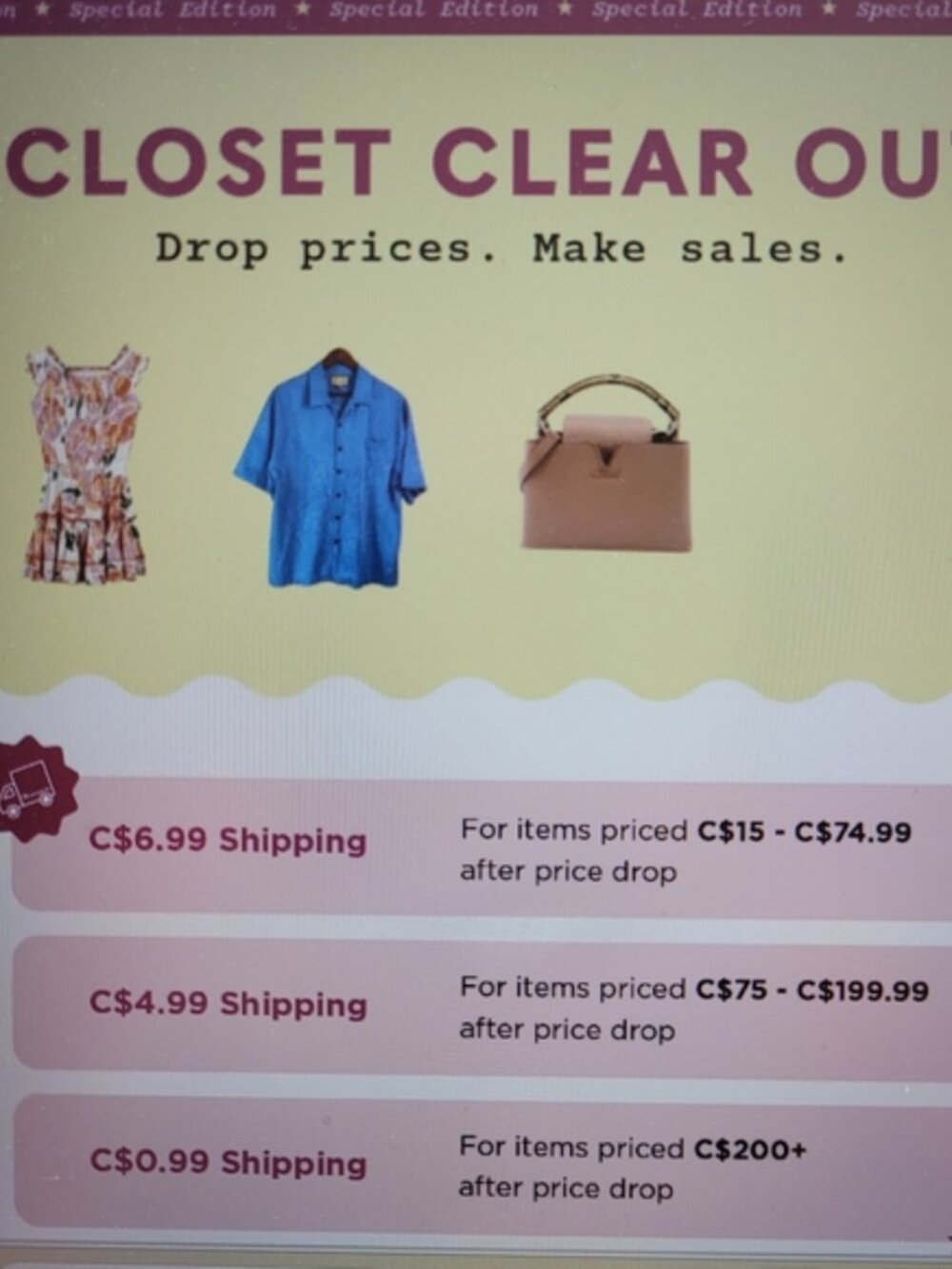 CLOSET CLEAR OUT!